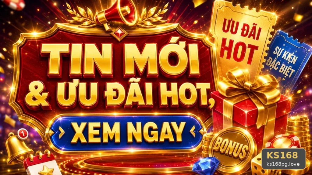Hướng Dẫn KS168: Kiểm Tra Giao Diện Tin Mới, Ưu Đãi Và Điều Kiện Khuyến Mãi Tại ks168pg.love Dành Cho Người Mới